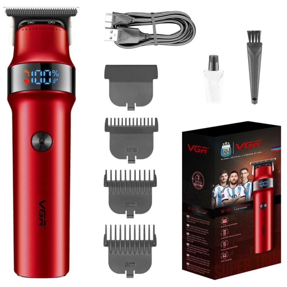 Машинка для стрижки волосся VGR V-987 RED (13355332)