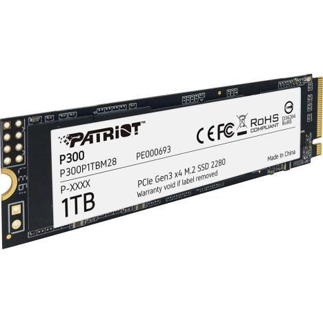 SSD-накопичувач Patriot P300 1Tb M.2 NVMe SM 3D TLC (P300P1TBM28) - фото 4 SSD-накопичувач Patriot P300 1Tb M.2 NVMe SM 3D TLC (P300P1TBM28) - фото 4