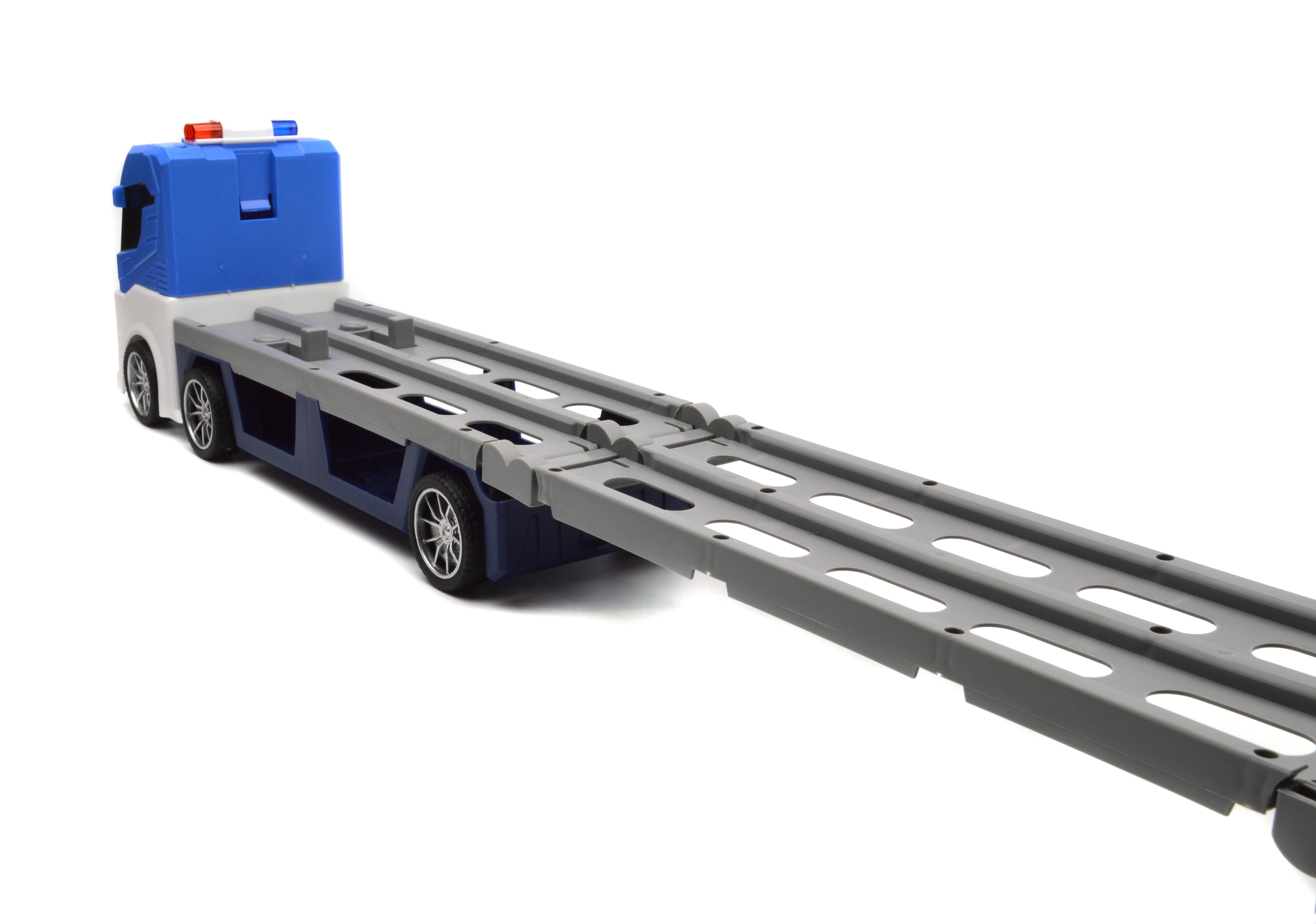 Автовоз с трамплином пусковым механизмом/машинками (T907A) - фото 3 Автовоз с трамплином пусковым механизмом/машинками (T907A) - фото 3