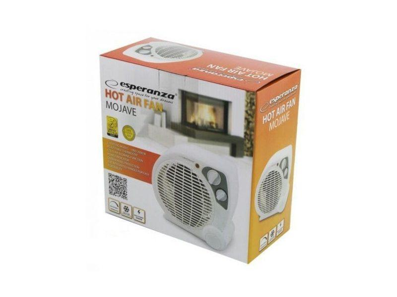 Тепловентилятор Esperanza EHH002 2000 Вт Белый (VYA678362) - фото 3