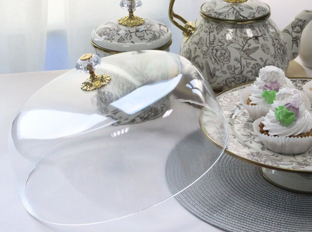 Тортовница эмалированная BIRD Elmani с крышкой на ножке 30 см - фото 10