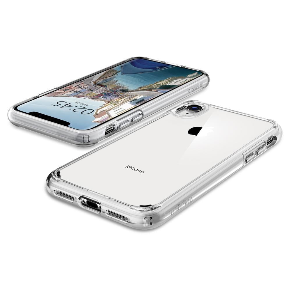 Прозорий чохол накладка Spigen Hybrid Ultra for iPhone Xr, Clear (063CS25115) - фото 3