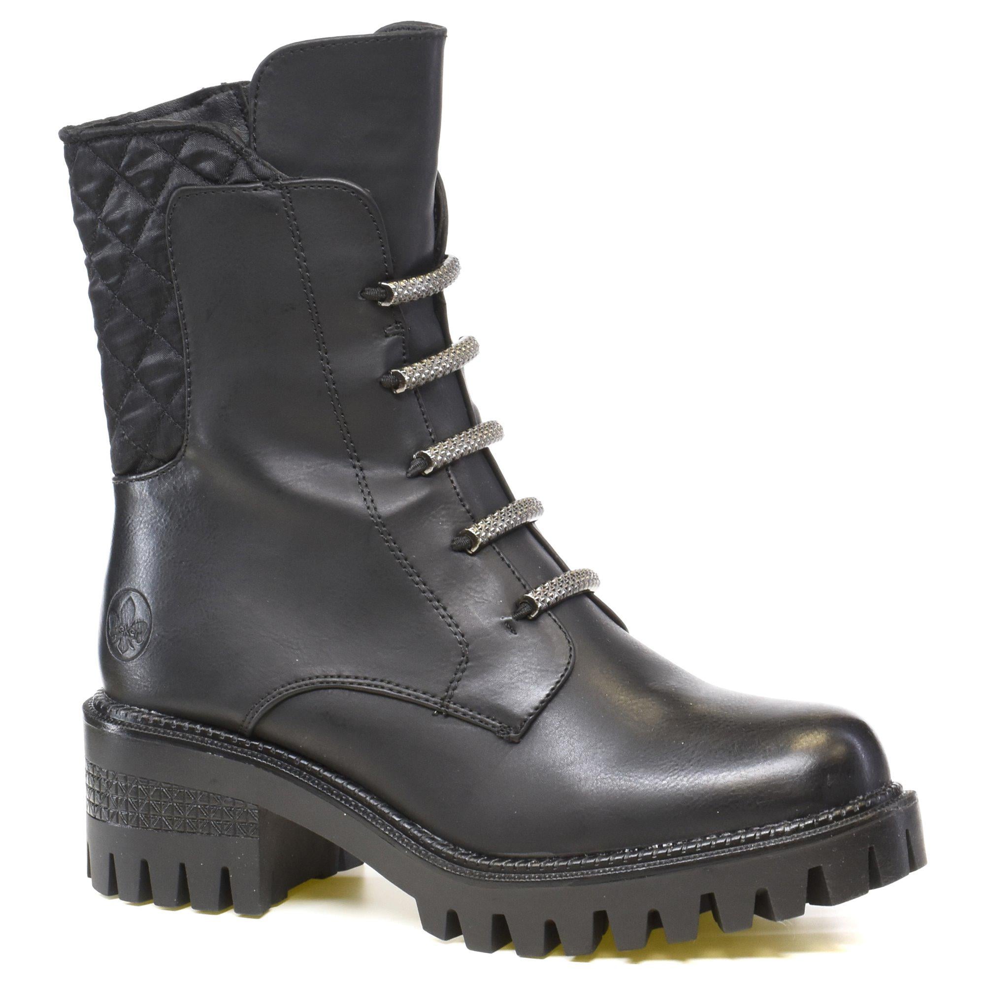 Ботинки зимние женские Rieker р. 37 Черный (013626-37)