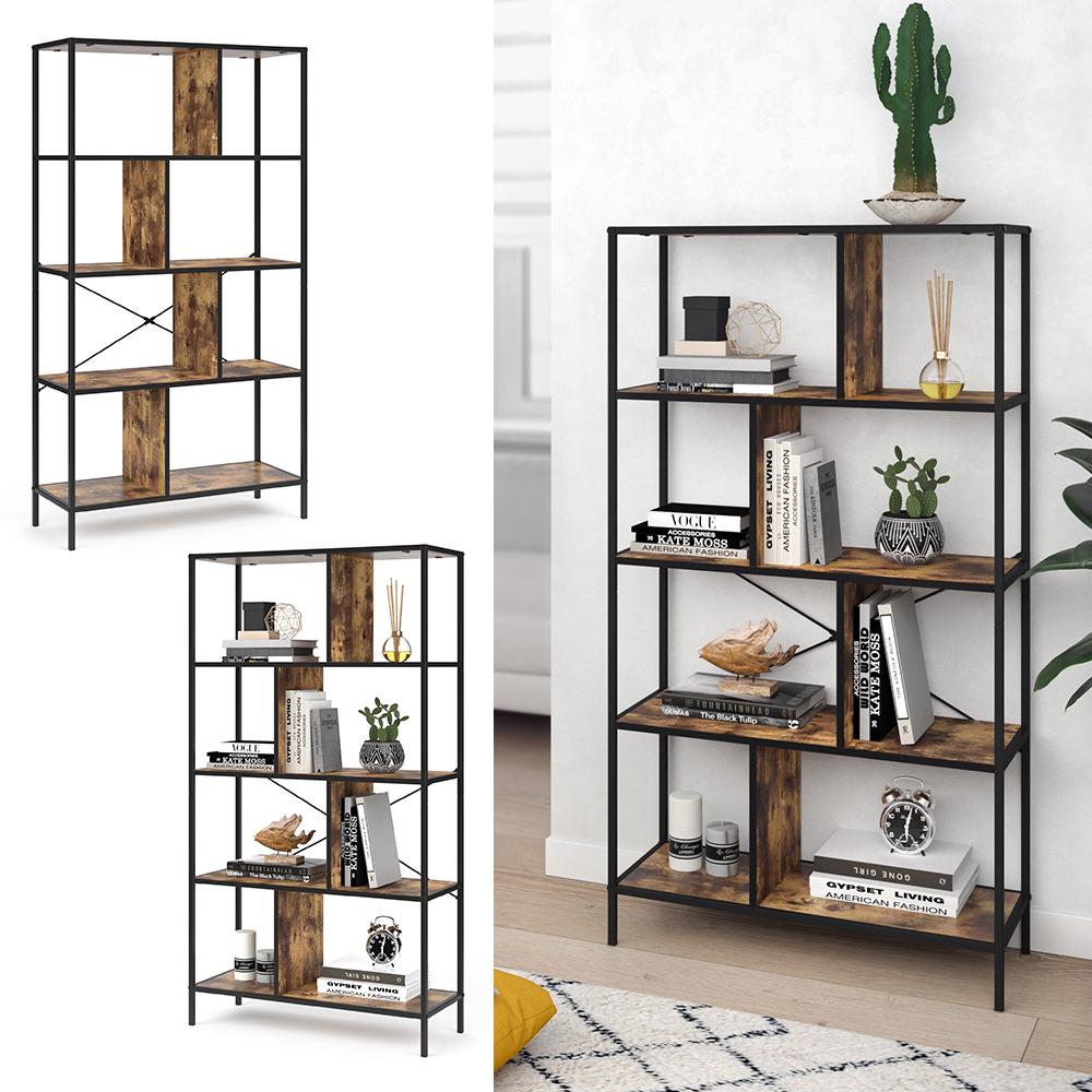 Лофт стеллаж книжный 146х80 Vicco Fyrk - фото 6