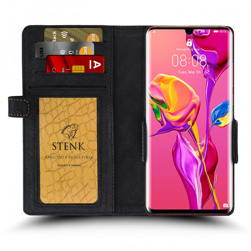 Чохол книжка Stenk Wallet для Huawei P30 Pro Чорний (65731)