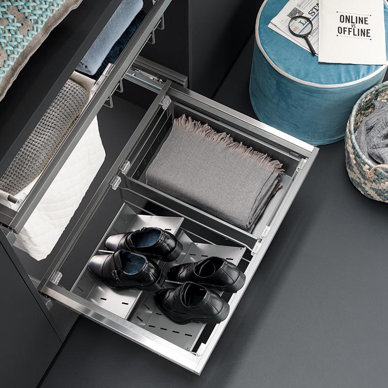 Полка для обуви Venus VIBO навесная металлалическая 467 мм Графит (ASLAV48VGF) - фото 2 Полка для обуви Venus VIBO навесная металлалическая 467 мм Графит (ASLAV48VGF) - фото 2