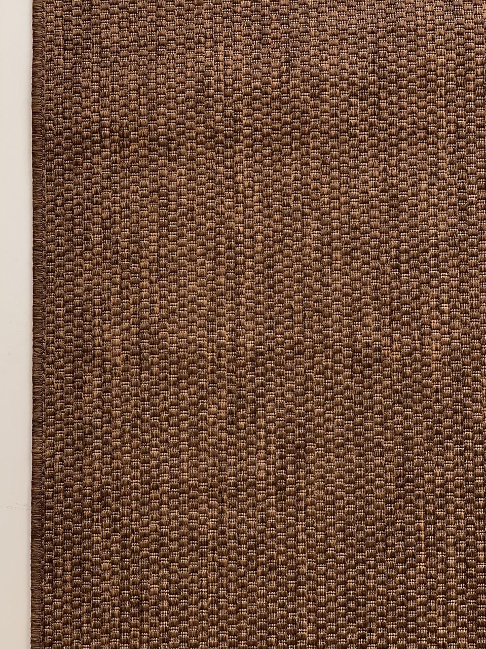 Килим безворсовий абстрактний рогожка прямокутний 200х290 см Коричневий (10011-0303) - фото 2 Килим безворсовий абстрактний рогожка прямокутний 200х290 см Коричневий (10011-0303) - фото 2