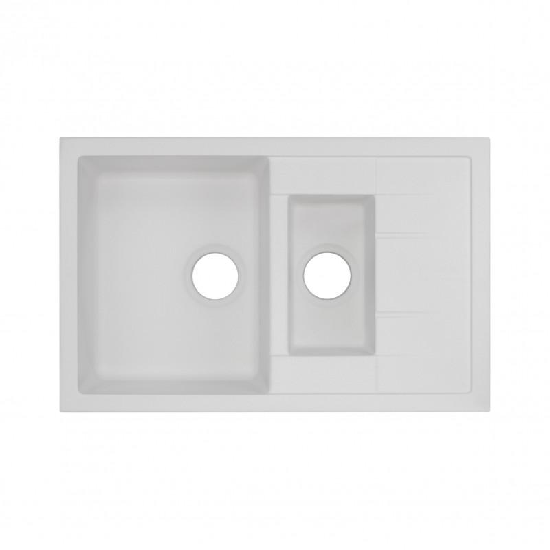 Кухонна мийка Q-tap CS 7648 WHI (QT7648WHI650)