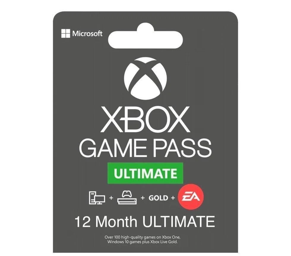 Комплект Xbox Game Pass Ultimate 12 месяцев Game Pass Console и PC и Core и EA Play Xbox One/Series и Windows 10/11 (100143901) - фото 1 Комплект Xbox Game Pass Ultimate 12 месяцев Game Pass Console и PC и Core и EA Play Xbox One/Series и Windows 10/11 (100143901) - фото 1