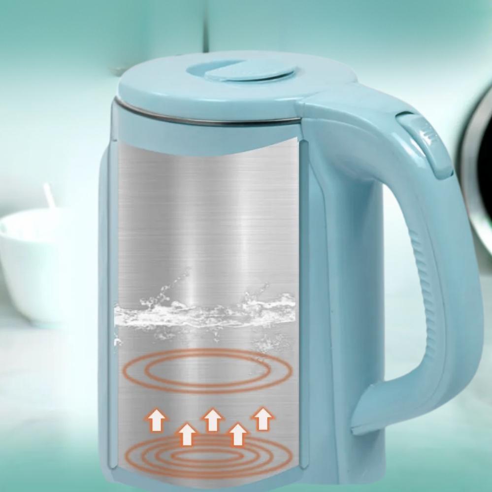 Електрочайник Hoffmans Electronics HM-2542 2000W 2,5 л Блакитний (120.1873.1) - фото 3 Електрочайник Hoffmans Electronics HM-2542 2000W 2,5 л Блакитний (120.1873.1) - фото 3