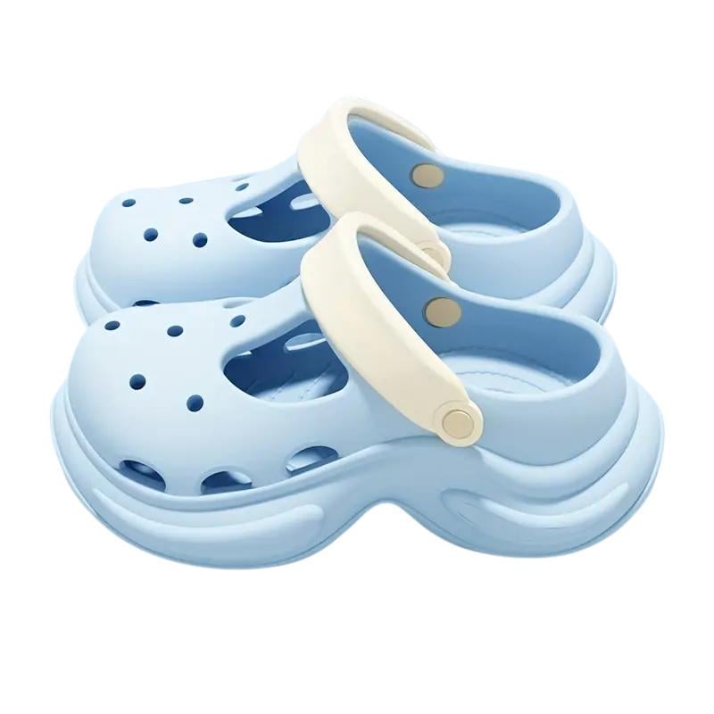 Сабо женские из пеноматериала EVA с амортизирующей и антискользящей подошвой р. 38 24 см Голубой (D-0143) Сабо женские из пеноматериала EVA с амортизирующей и антискользящей подошвой р. 38 24 см Голубой (D-0143)