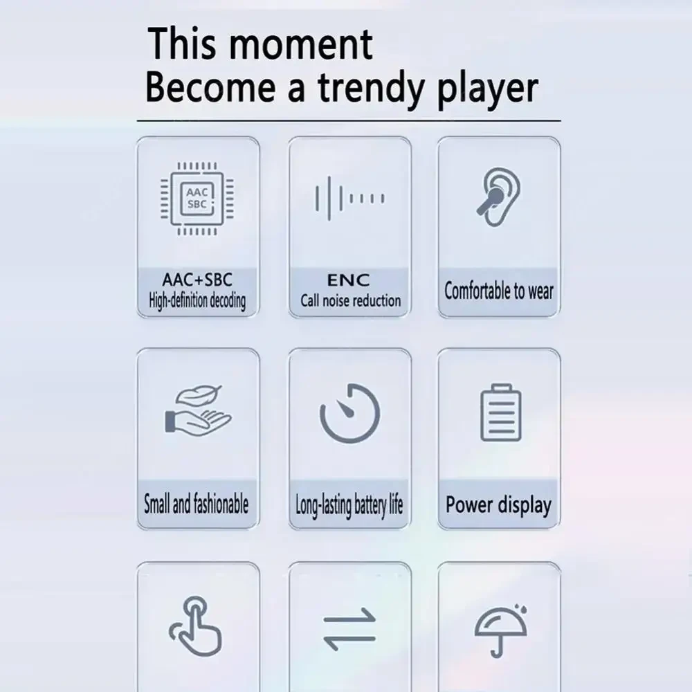 Наушники T2 TWS с цифровым дисплеем и Hi-Fi звуком Синий (2674166597) - фото 8 Наушники T2 TWS с цифровым дисплеем и Hi-Fi звуком Синий (2674166597) - фото 8
