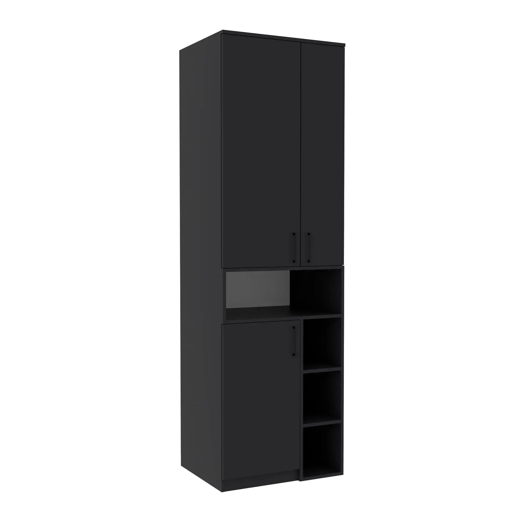 Шкаф для одежды Kontinent Tetris Т-3 650х520х2100 мм Антрацит (85518097)