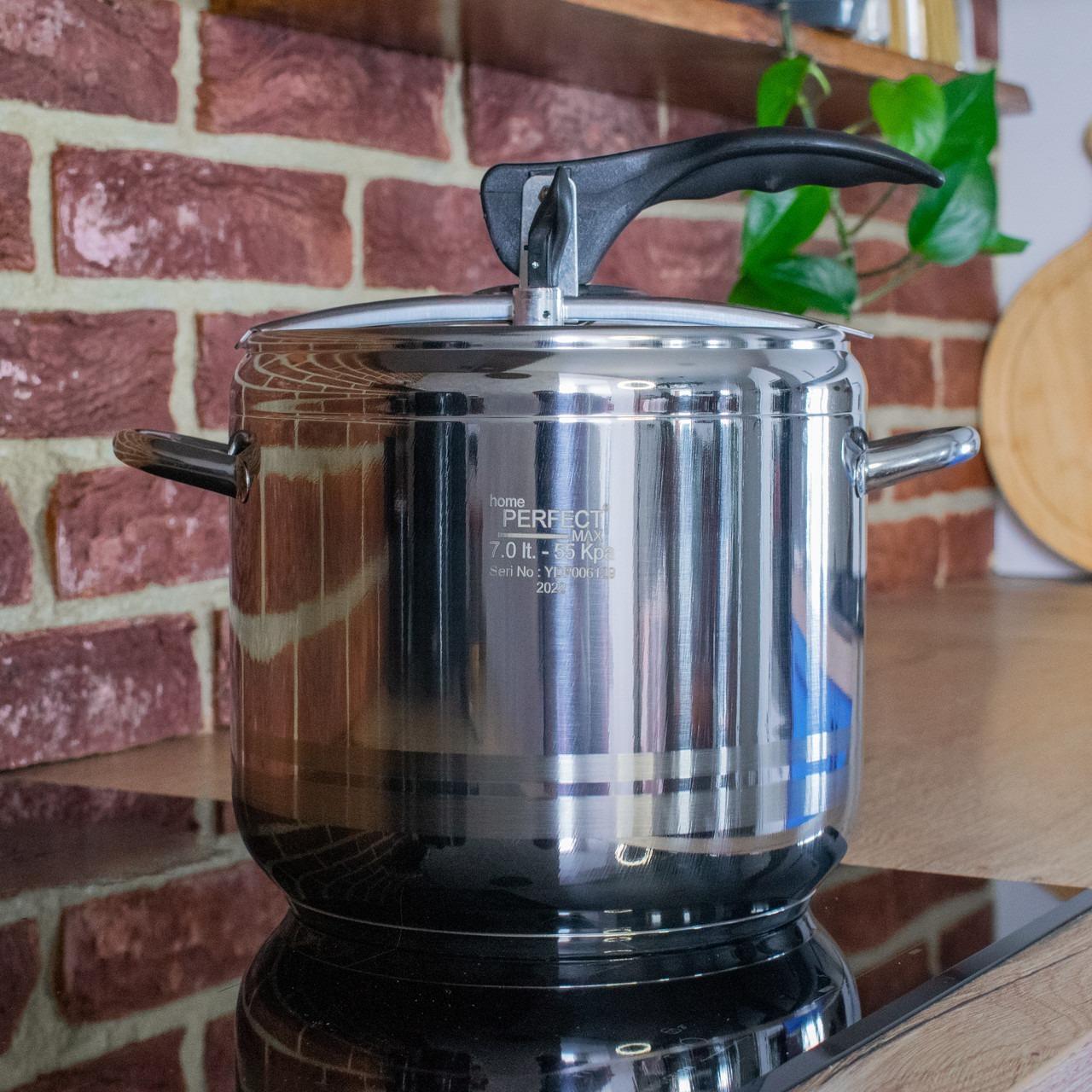 Скороварка Home Perfect з нержавіючої сталі 5 л Скороварка Home Perfect з нержавіючої сталі 5 л