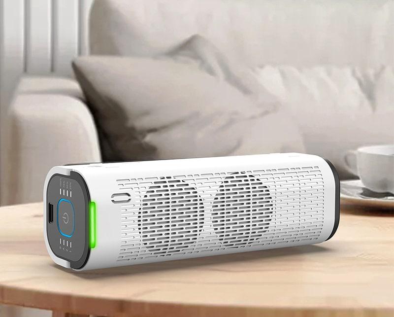 Очищувач повітря портативний LEON-101 HEPA + іонізатор/повербанк (fddf92b6) - фото 4