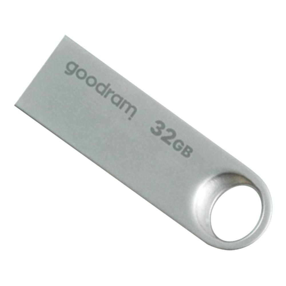 Флеш-пам'ять USB Goodram UNO3 USB 3.2 32 ГБ Сріблястий (UNO3-0320S0R11)