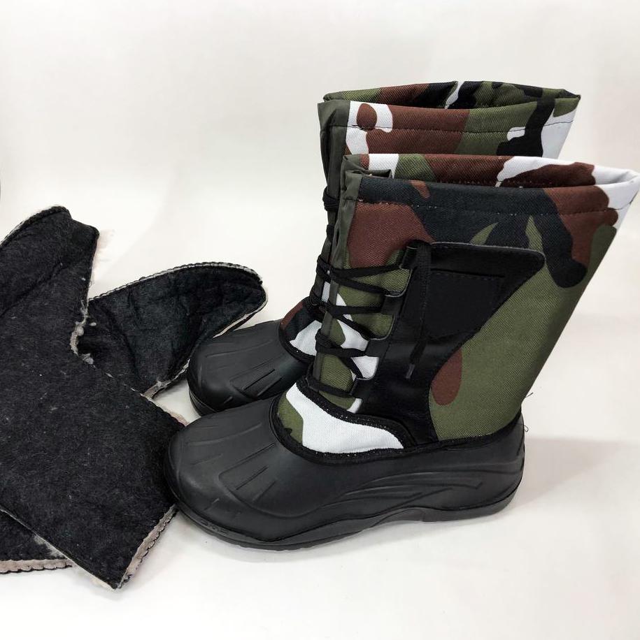 Сапоги мужские текстиль р. 41 Черный (291791) - фото 4 Сапоги мужские текстиль р. 41 Черный (291791) - фото 4