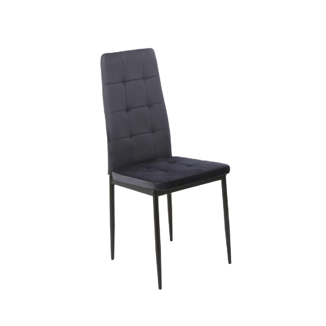 Стул Vetro Mebel N-66-2 металл/ткань велюр 420х525х950 мм Черный/Индиго Стул Vetro Mebel N-66-2 металл/ткань велюр 420х525х950 мм Черный/Индиго