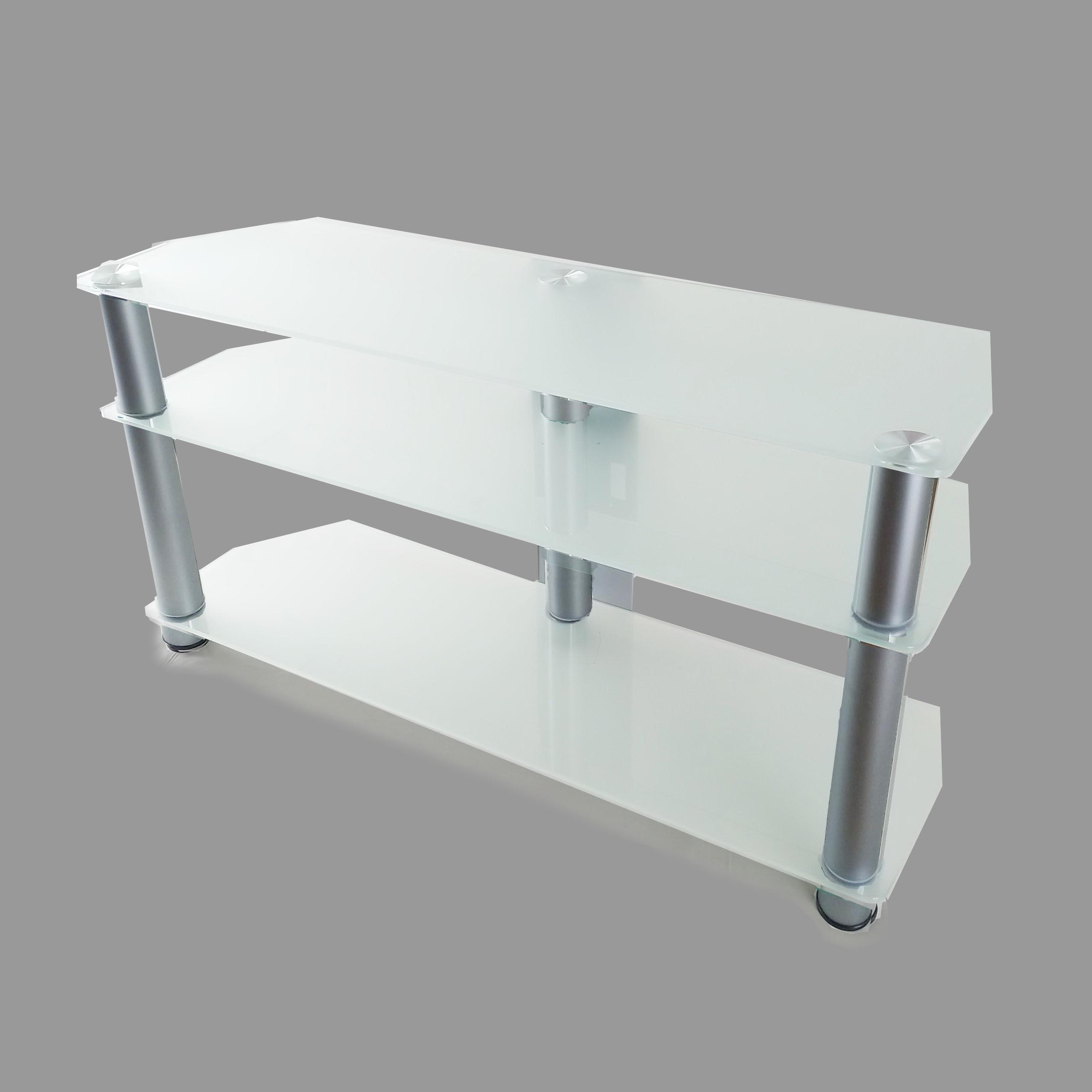 Тумба під телевізор Commus Меридіан new Satin Alm 20-47" 1100х350х569 мм Білий/Алюміній (644420138) - фото 2 Тумба під телевізор Commus Меридіан new Satin Alm 20-47" 1100х350х569 мм Білий/Алюміній (644420138) - фото 2