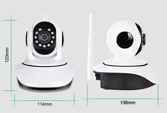 Камера видеонаблюдения поворотная Wifi Smart Net camera Q5 сетевая - фото 2