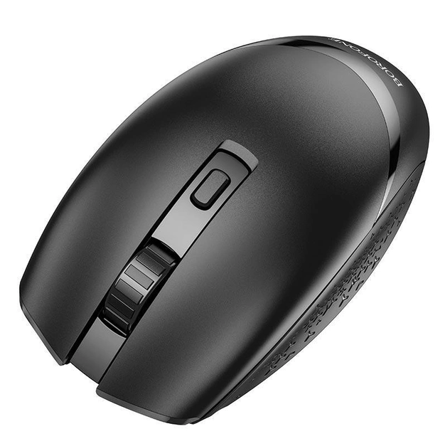 Мышь беспроводная Borofone Platinum 2,4G business wireless BG7 1600 DPI Black (574191)