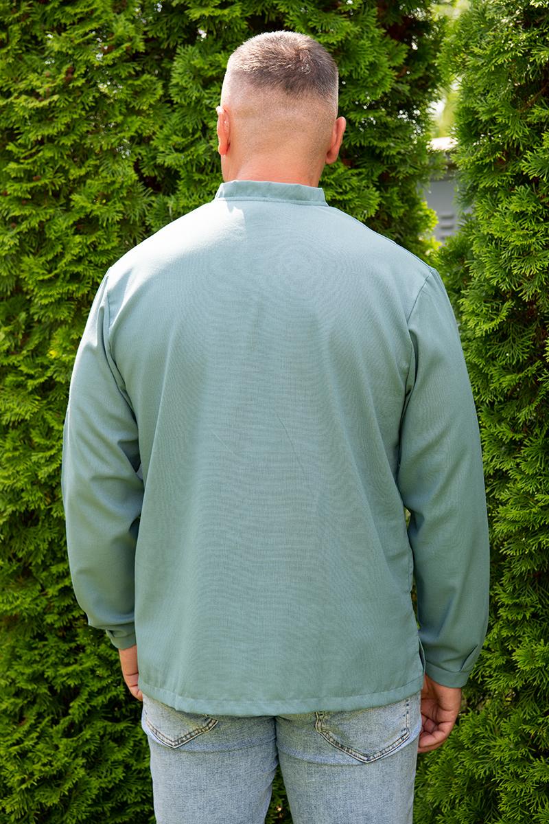 Вышиванка мужская из льна с длинным рукавом 2XL (1851927994) - фото 5 Вышиванка мужская из льна с длинным рукавом 2XL (1851927994) - фото 5