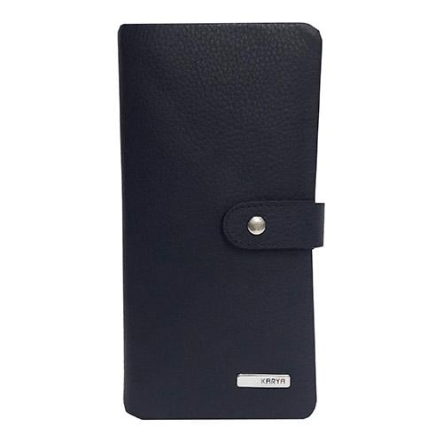 Кошелек женский из натуральной кожи Karya 1135-44 19х2х10 см Синий