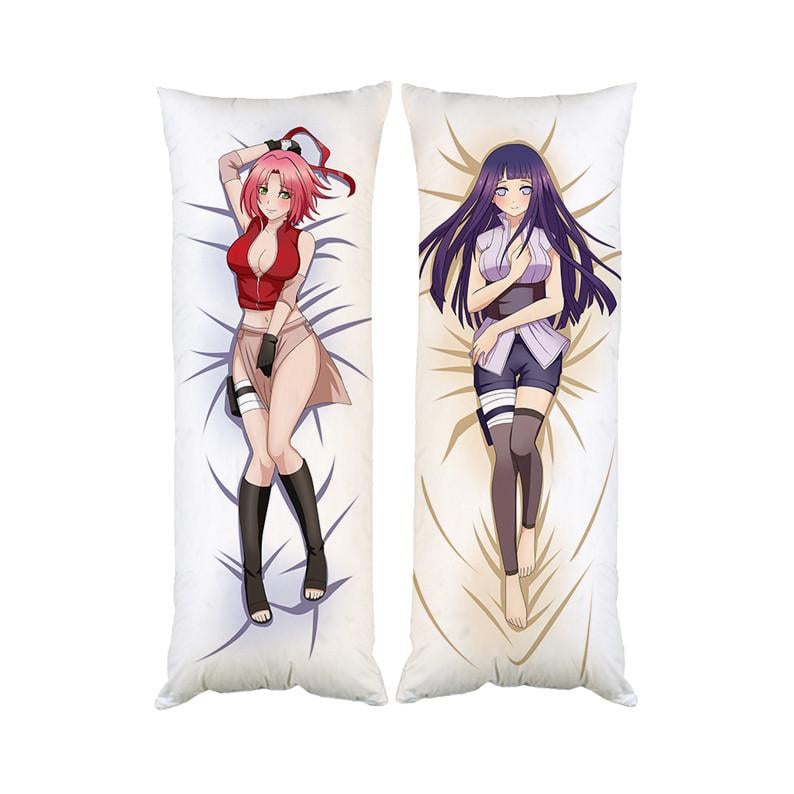 Подушка дакімакура Сакура Хіната Наруто декоративна ростова для обіймання 50x170 см (1834022432)