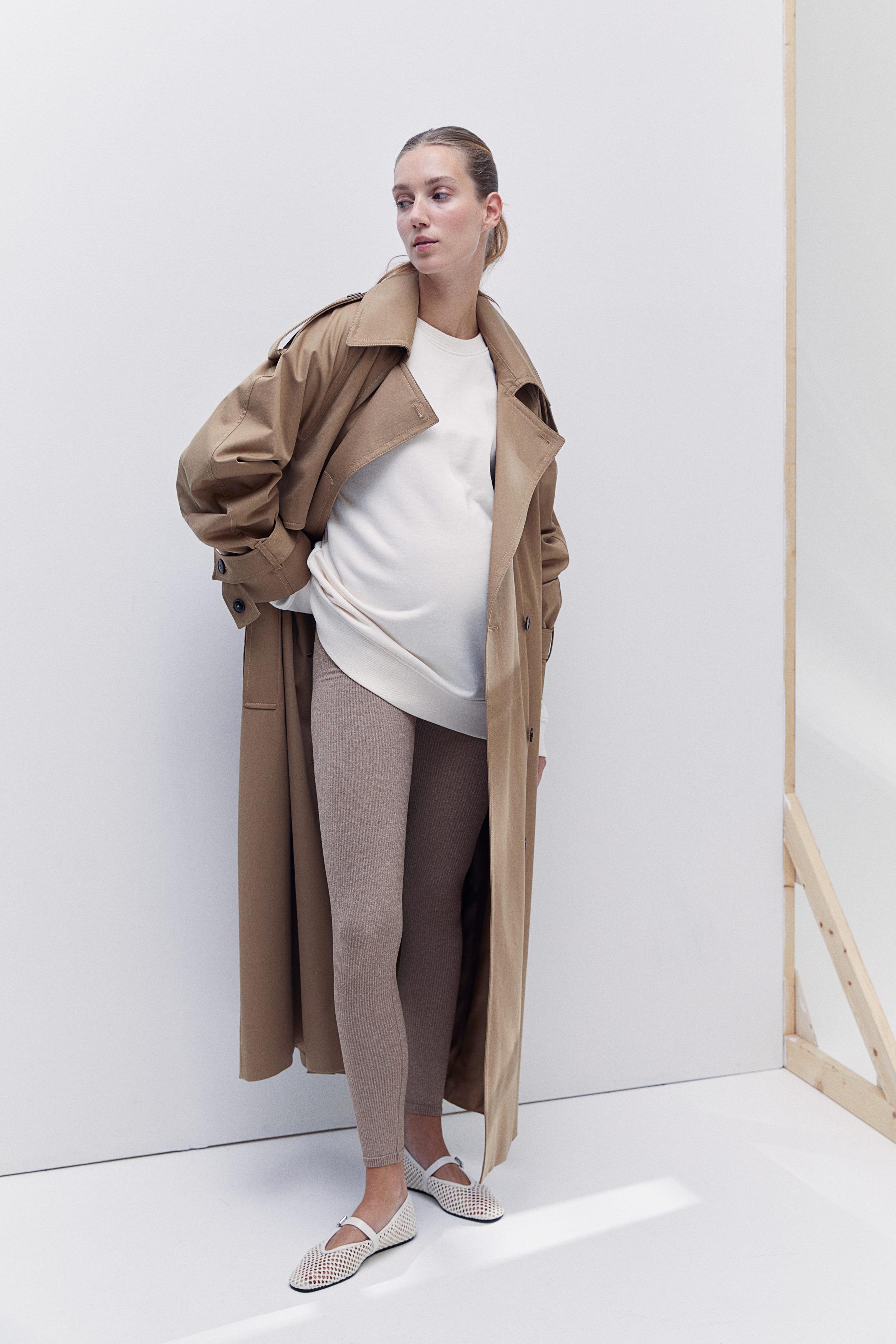 Легінси для вагітних H&M Меланж XL Бежевий (E27061001372)