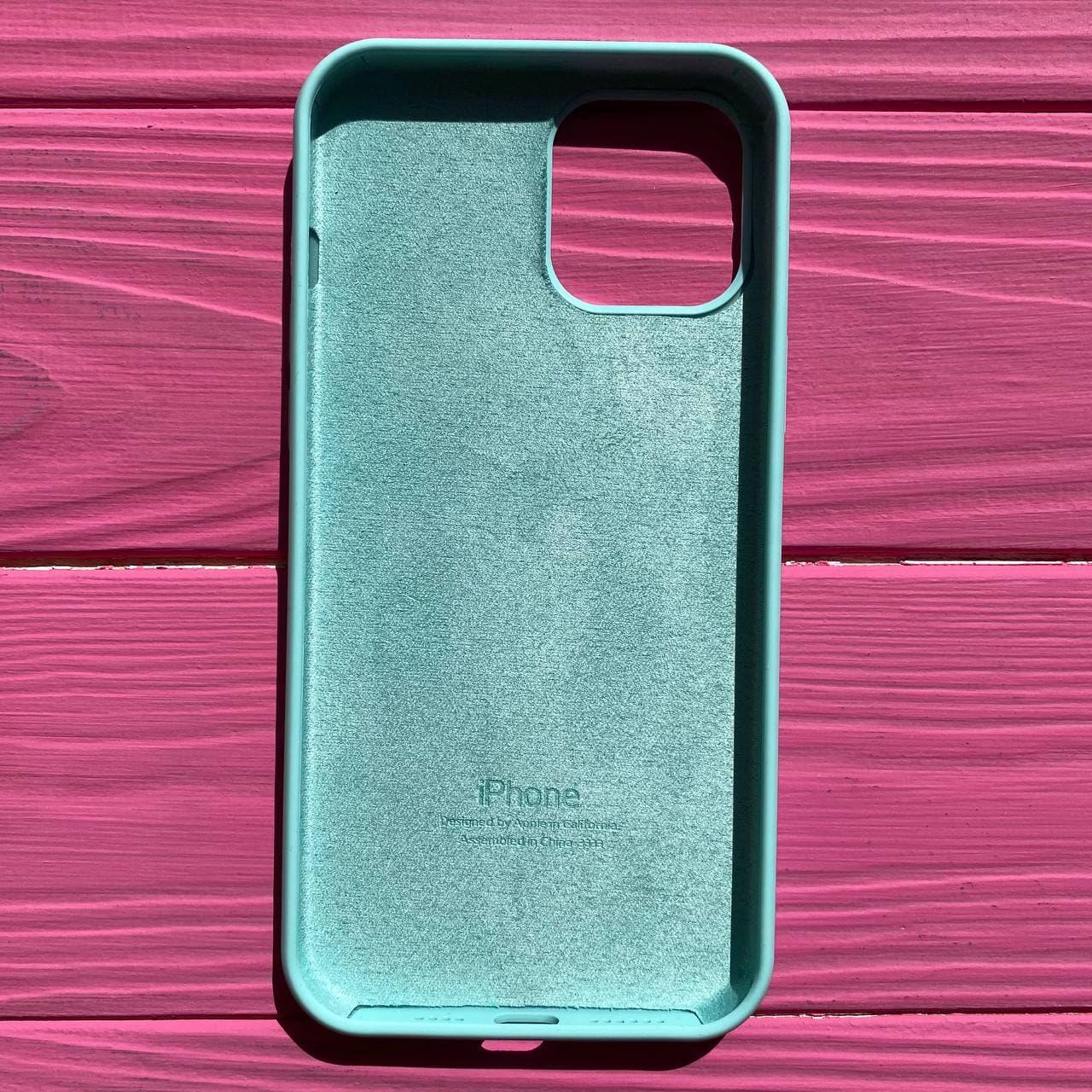 Чехол Silicone Case для Apple iPhone 12 Mini Turquoise - фото 2