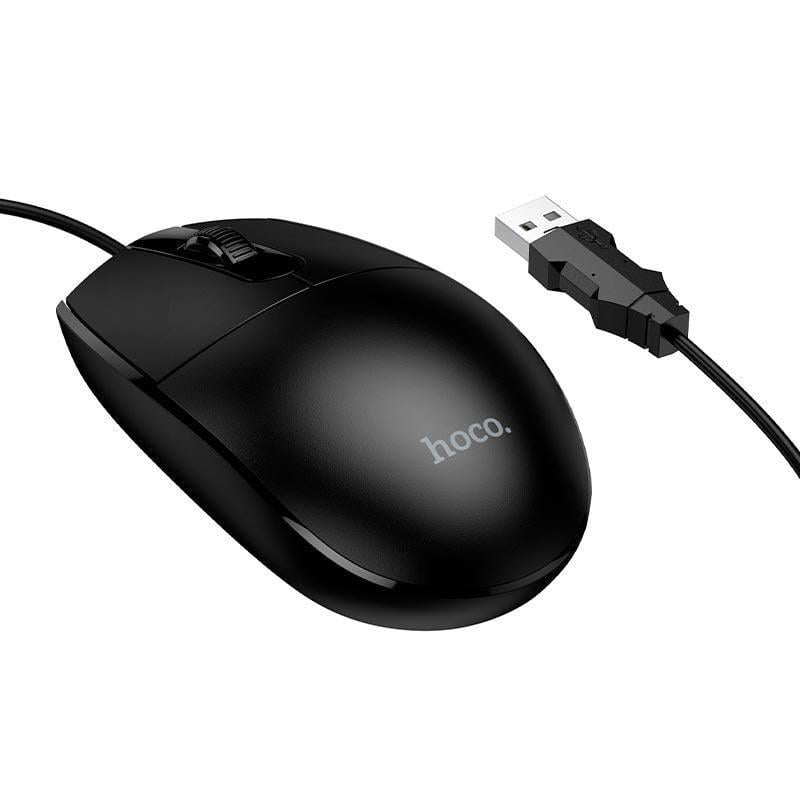 Мышь Hoco League business wired mouse GM50 1,45 м