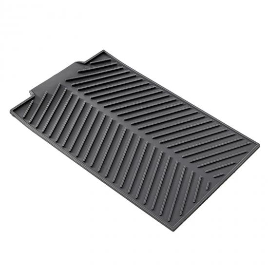 Коврик для сушки посуды силиконовый нескользящий 39x25 см Grey (128226)