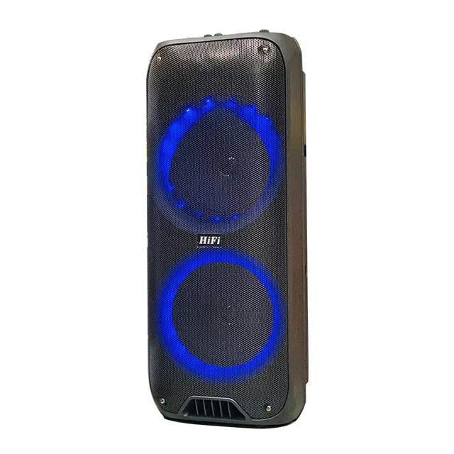 Портативная акустическая система Winso RX-8250В RGB с микрофоном и пультом 2х8" 20 W (30c44c12)
