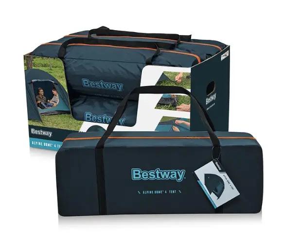 Палатка туристическая Pavillo Bestway Alpine Dome на 4 человека водонепроницаемый тент Green (1aaf9700) - фото 7 Палатка туристическая Pavillo Bestway Alpine Dome на 4 человека водонепроницаемый тент Green (1aaf9700) - фото 7