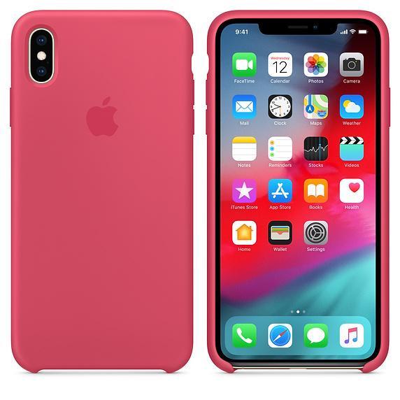 Чохол-накладка Apple Silicone Case for iPhone Xs Max, Hibiscus (HC)