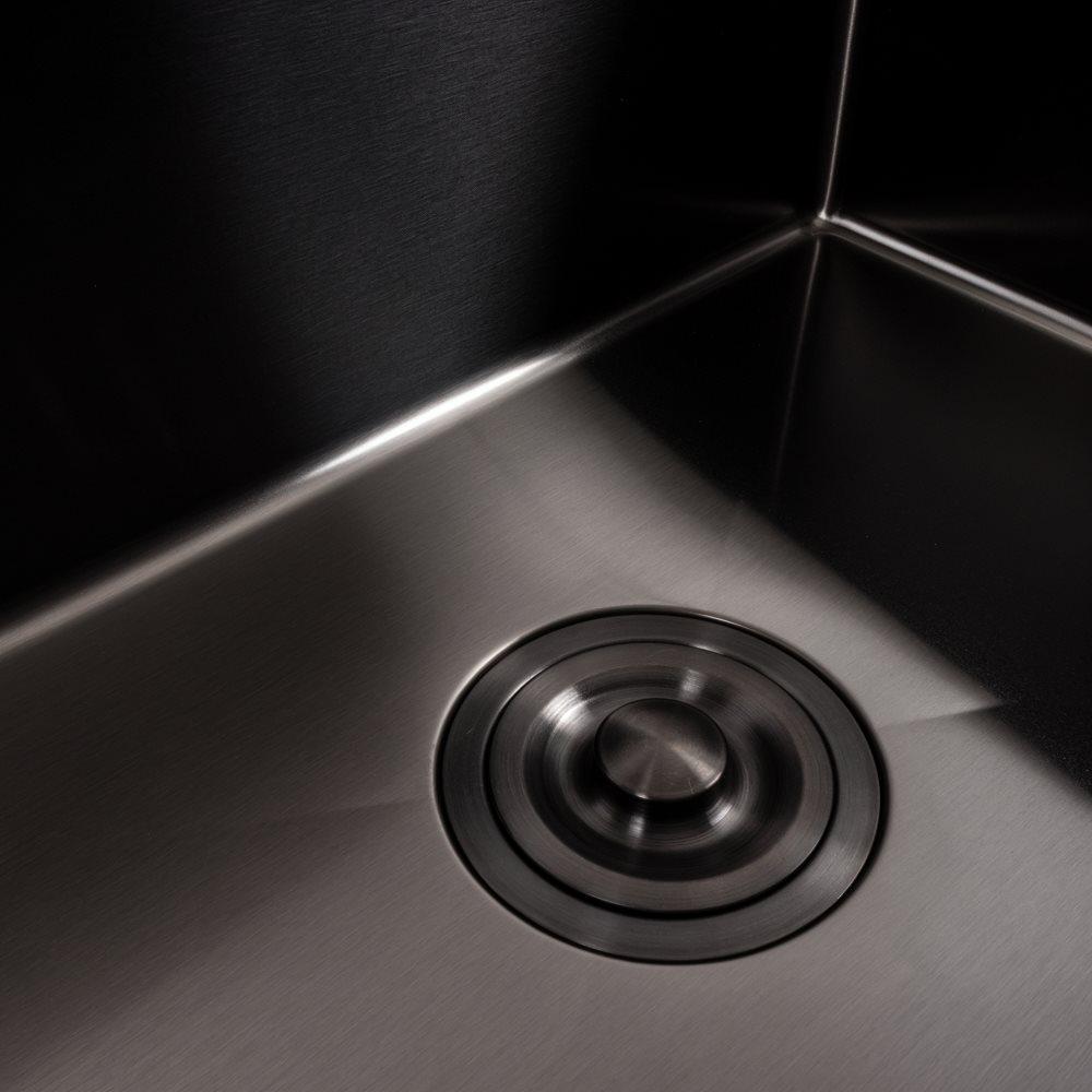 Кухонний комплект Valeso Handmade мийка 58x43 см/змішувач Q411MB PVD Чорний (000050613) - фото 6