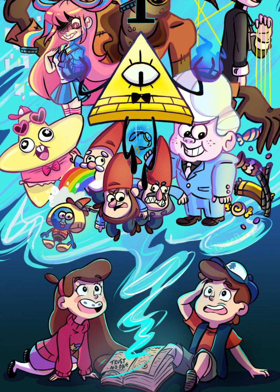 Картина GeekLand Gravity Falls Fan-art 40х60 см (GF.09.073)