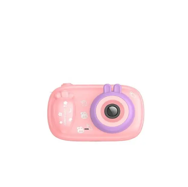 Фотоаппарат детский Hoco DV205 Dual-Camera Children Camera Pink