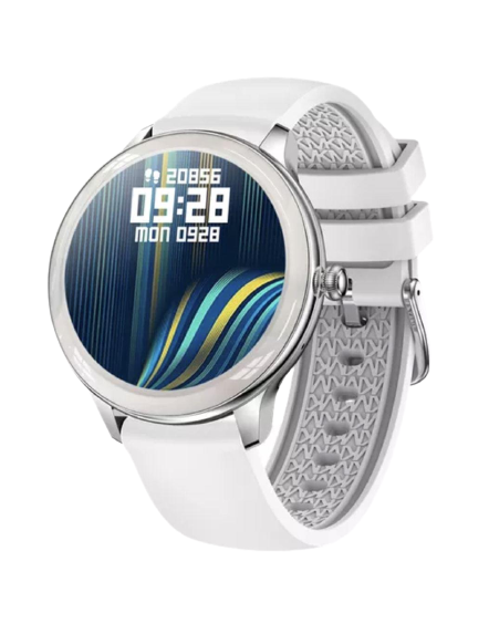 Смарт-часы женские Lemfo V33 разговор/тонометр/ температура/пульсоксиметр 2 ремешка Silver