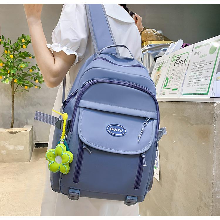 Школьный рюкзак для девочки GUIYU 5в1 5-11 класс Голубой (27668071) - фото 4