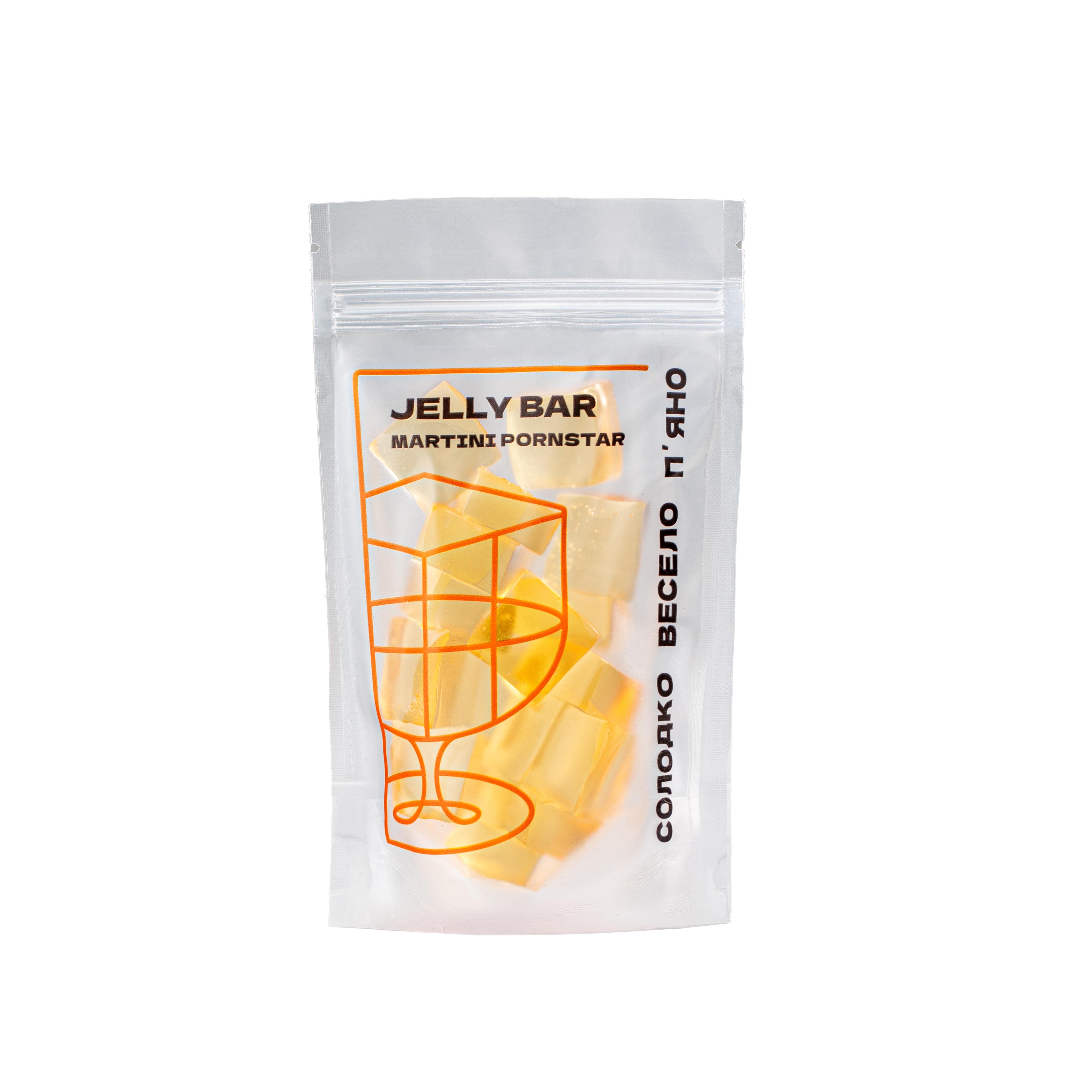Желейні цукерки Jelly Bar Мартіні Порнстар 100 г (АП-75)