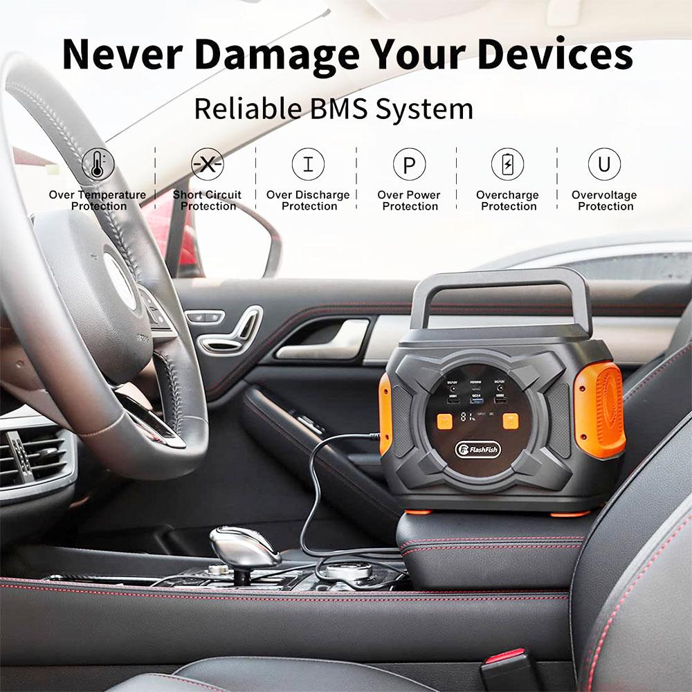 Зарядная станция Flashfish Portable Power Station A301 320W Solar Generator 292Wh 80000 mAh (12191783) - фото 6 Зарядная станция Flashfish Portable Power Station A301 320W Solar Generator 292Wh 80000 mAh (12191783) - фото 6