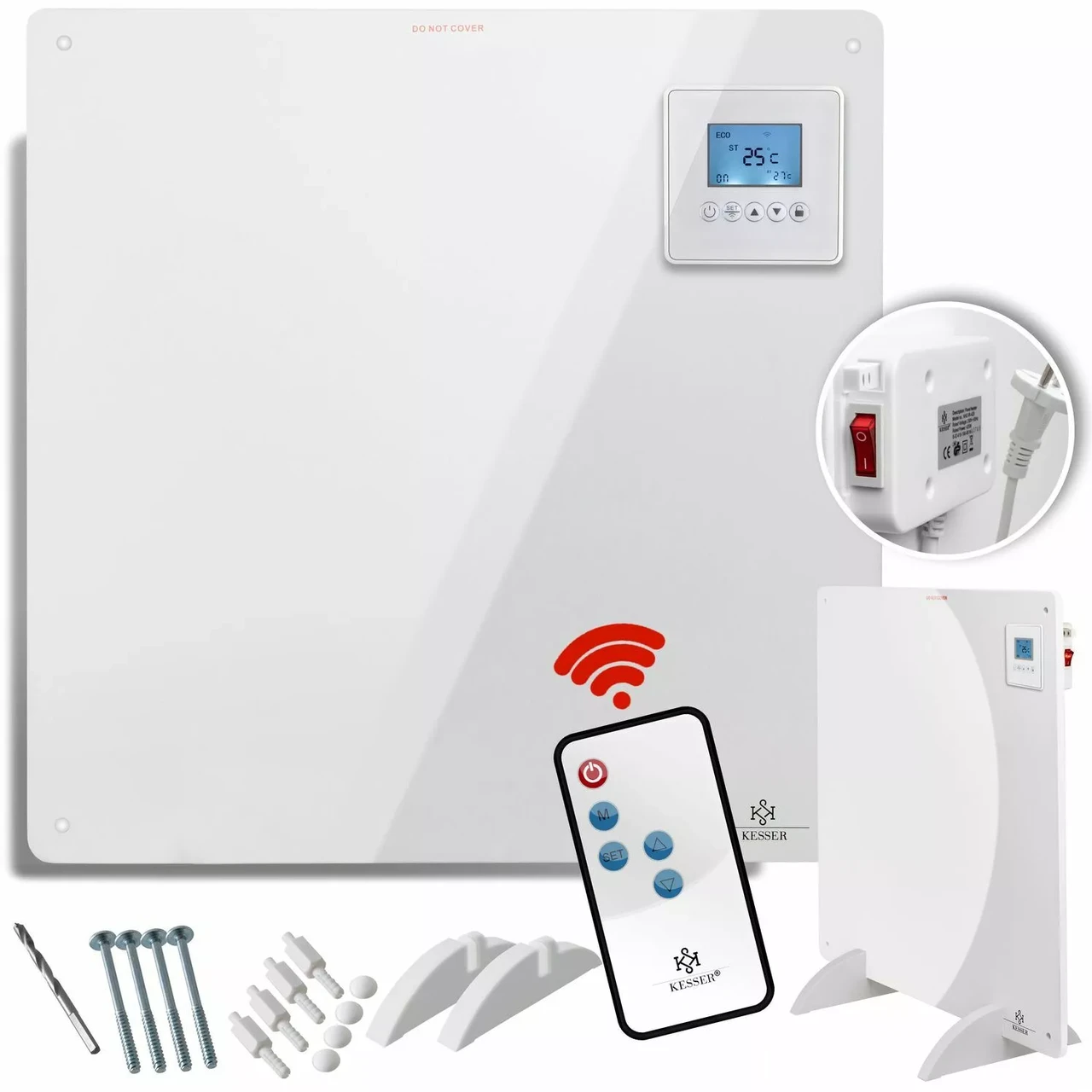 Инфракрасный обогреватель настенный KESSER 425-550W - фото 8