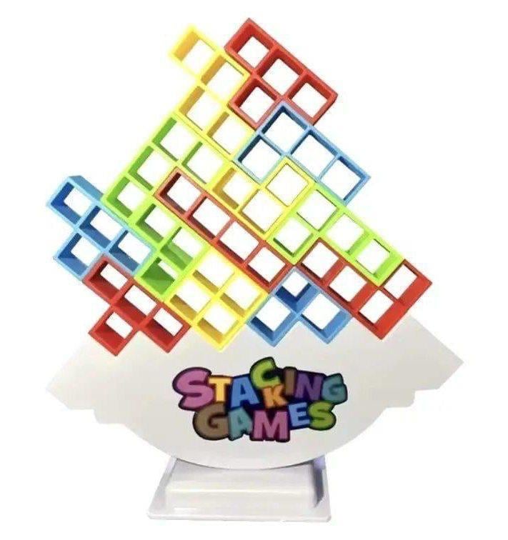 Настольная игра Балансирующая башня TETRA TOWER 48 деталей Настольная игра Балансирующая башня TETRA TOWER 48 деталей