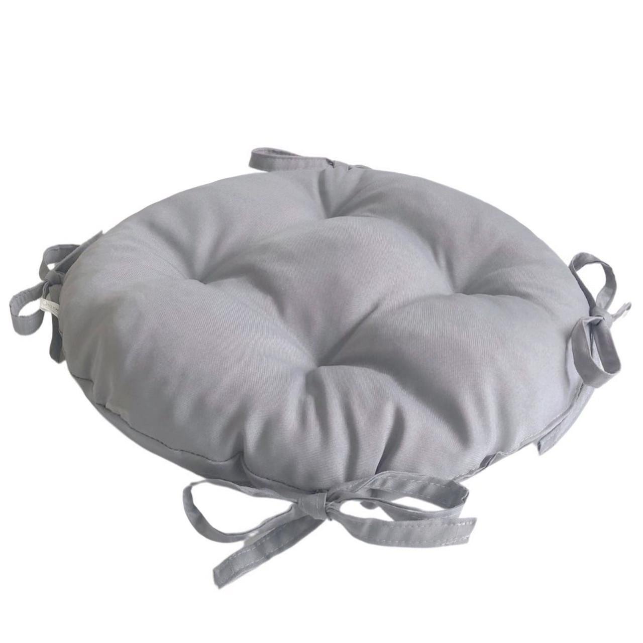 Подушка для стула/кресла/табурета 40x8 см Светло-серый (2105557401) - фото 2 Подушка для стула/кресла/табурета 40x8 см Светло-серый (2105557401) - фото 2