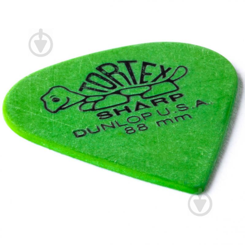 Медиатор Dunlop 4121 Tortex Sharp Guitar Pick 0.88 mm (1 шт.) - фото 2