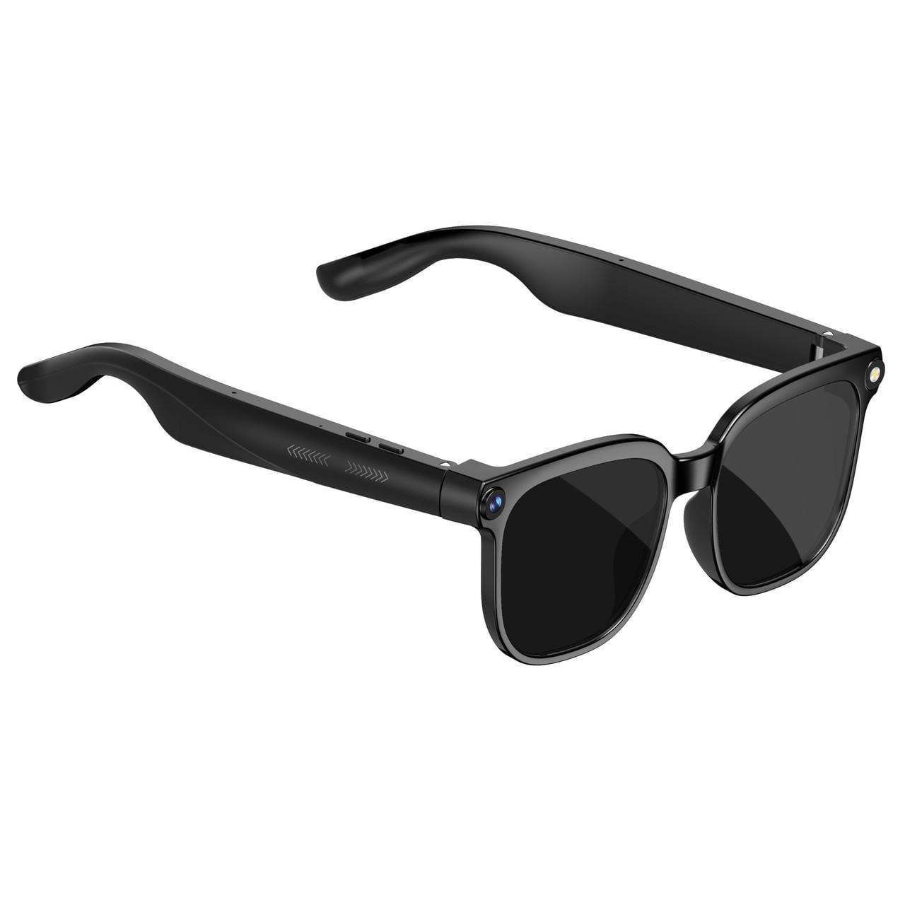 Смарт-очки с искусственным интеллектом Colmi M02S AI с AI-помощником HD-камерой и Bluetooth Black (19249)