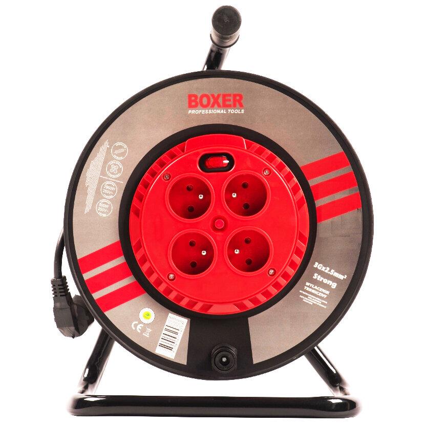 Удлинитель на катушке 4 розетки 3000 Вт 3x2,5 Мм² 25 м (b25) - фото 2 Удлинитель на катушке 4 розетки 3000 Вт 3x2,5 Мм² 25 м (b25) - фото 2