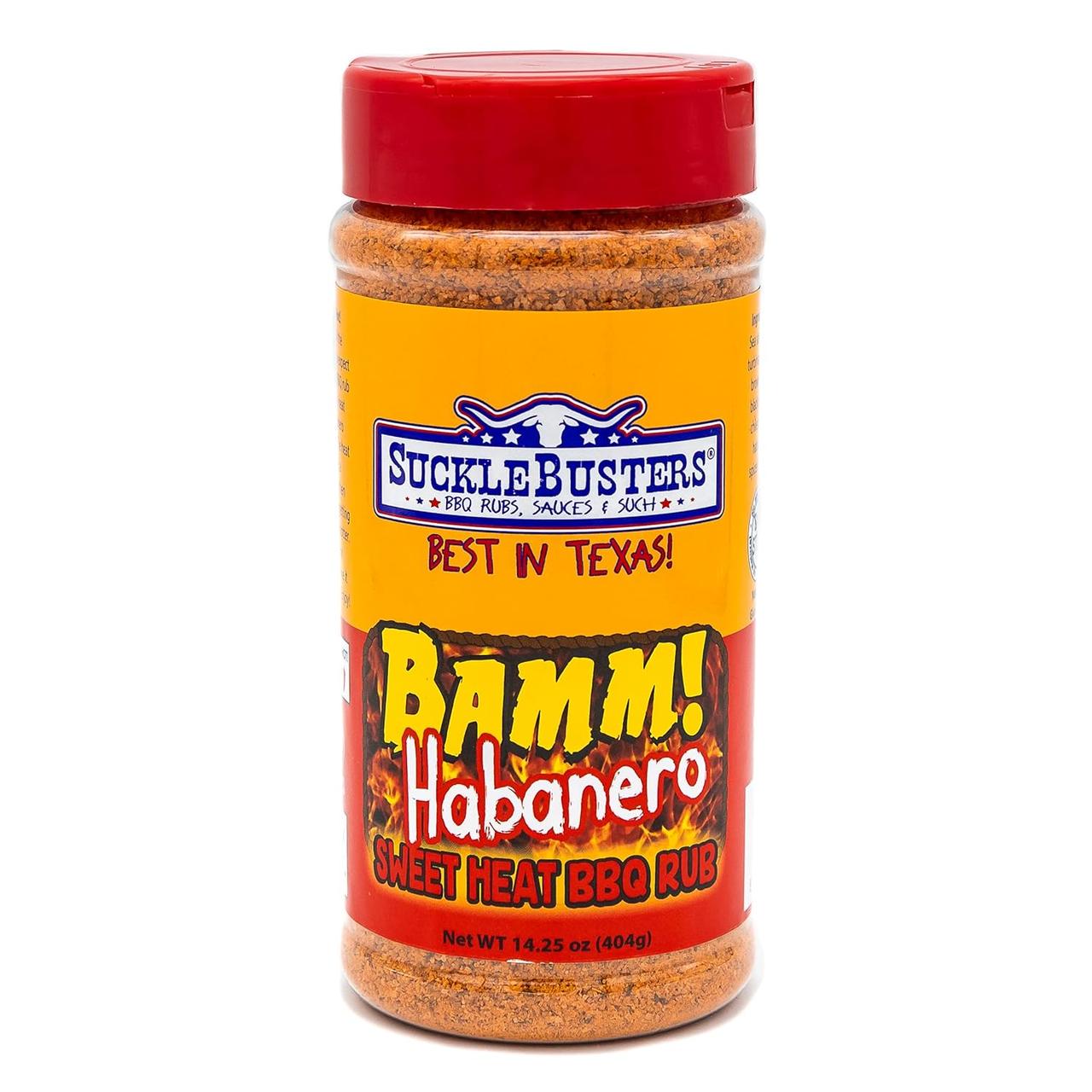 Приправа SuckleBusters Bamm Sweet Heat Rub сладкая и острая для курицы и свинины 404 г (2618870147)