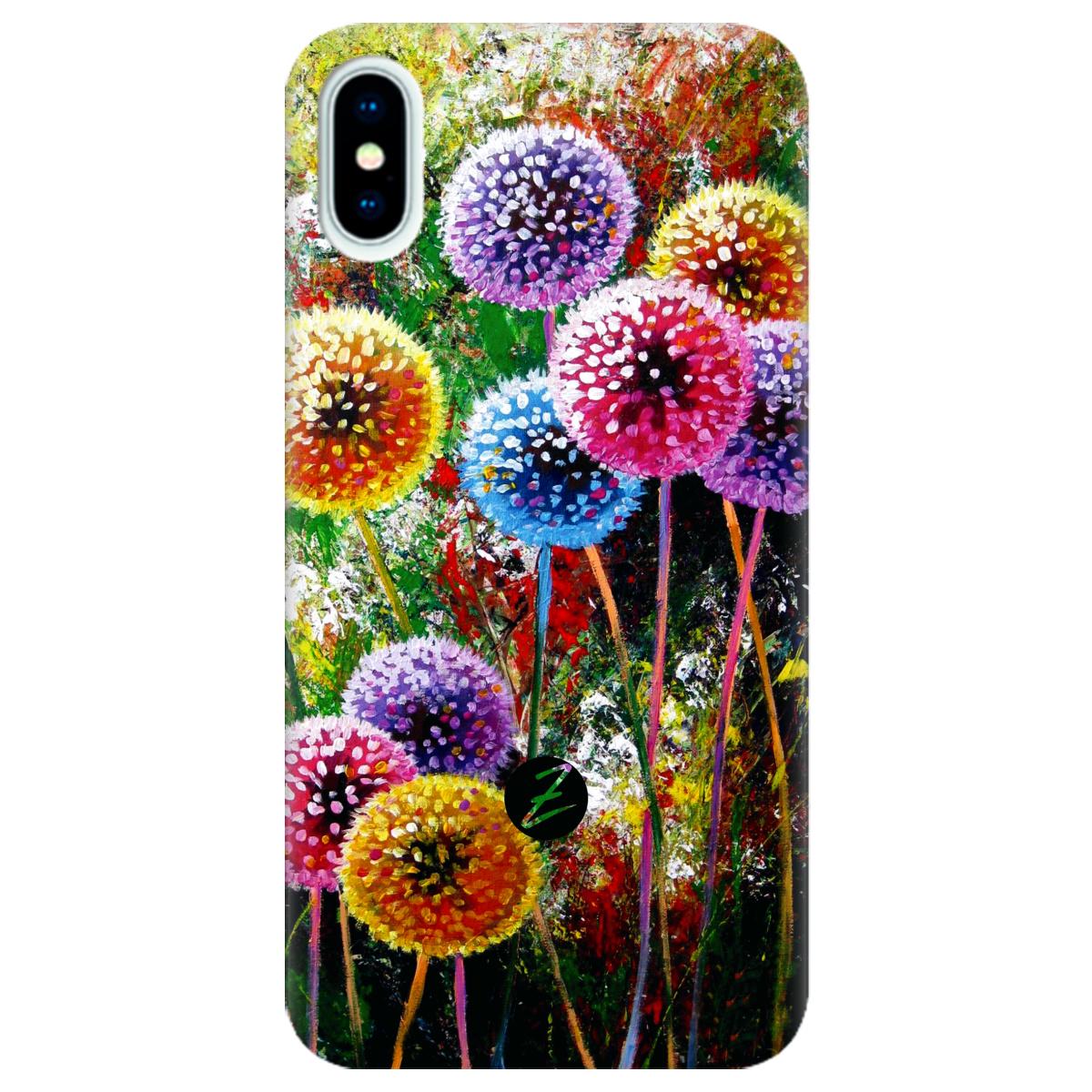 Силиконовый чехол Zorrov для Apple iPhone X - Blowball (10290050153033612)